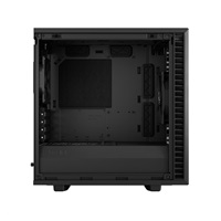 FRACTAL DESIGN skříň Define 7 Mini Black Solid, USB 3.1 Type-C, 2x USB 3.0, bez zdroje, mATX