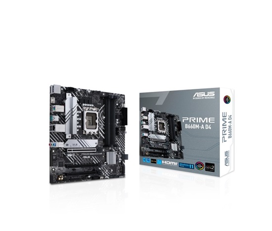 ASUS MB Sc LGA1700 PRIME B660M-A DDR4, Intel B660, 4xDDR4, 1xDP, 2xHDMI, mATX