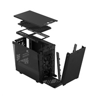 FRACTAL DESIGN skříň Define 7 Nano Black TG Light Tint, USB 3.1 Type-C, 2x USB 3.0, bez zdroje, mATX
