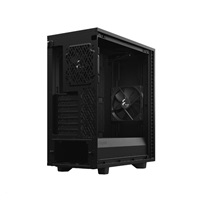 FRACTAL DESIGN skříň Define 7 Compact Black, USB 3.1 Type-C, 2x USB 3.0, bez zdroje, mATX