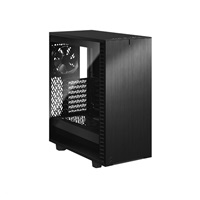 FRACTAL DESIGN skříň Define 7 Compact Black TG light, USB 3.1 Type-C, 2x USB 3.0, bez zdroje, mATX
