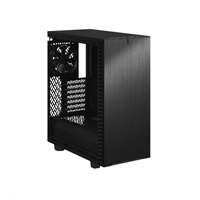 FRACTAL DESIGN skříň Define 7 Compact Black TG light, USB 3.1 Type-C, 2x USB 3.0, bez zdroje, mATX