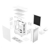 FRACTAL DESIGN skříň Define 7 Compact White Solid, USB 3.1 Type-C, 2x USB 3.0, bez zdroje, mATX