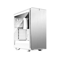 FRACTAL DESIGN skříň Define 7 Compact White TG Clear, USB 3.1 Type-C, 2x USB 3.0, bez zdroje, mATX