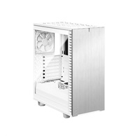 FRACTAL DESIGN skříň Define 7 Compact White TG Clear, USB 3.1 Type-C, 2x USB 3.0, bez zdroje, mATX