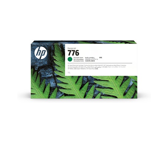 HP 776 1-liter Chromatic Green Ink Cartridge