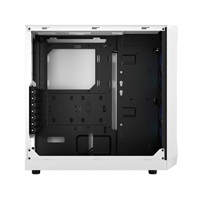 FRACTAL DESIGN skříň Focus 2 RGB White TG Clear Tint, 2x USB 3.0, bez zdroje, mATX