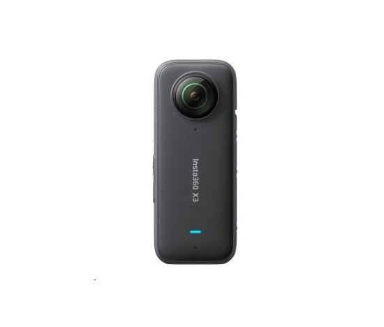 Insta360 X3 akční kamera, 5.7K / 4K, až 60 fps, 6osý gyroskop, 360° záběr, Active HDR, vodotěsná