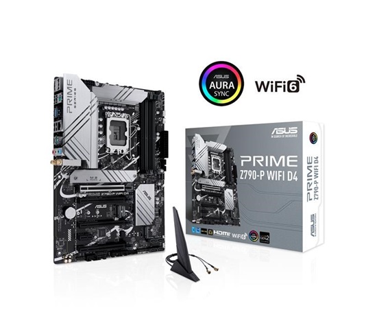 ASUS MB Sc LGA1700 PRIME Z790-P WIFI DDR4, Intel Z790, 4xDDR4, 1xDP, 1xHDMI, WI-FI