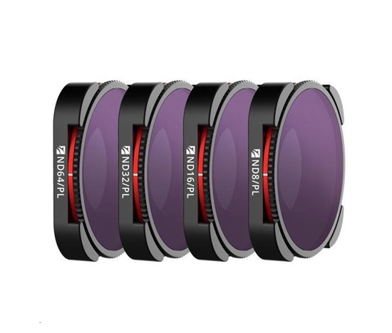 Freewell sada čtyř polarizačních ND filtrů Bright Day pro GoPro HERO9 a HERO10 Black