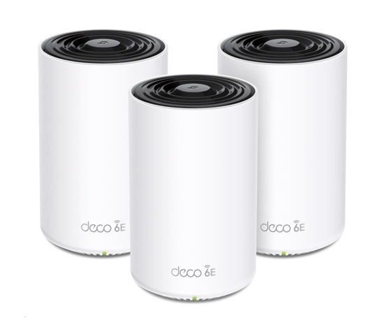 TP-Link Deco XE75 Pro(3-pack) WiFi6E Mesh (AXE5400,2,4GHz/5GHz/6GHz,1x2,5GbELAN/WAN,2xGbELAN)