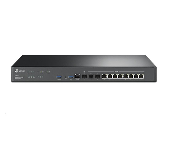 TP-Link ER8411 OMADA VPN router (2xSFP+(1xWAN,1xWAN/LAN),1xSFP WAN/LAN,8xGbELAN/WAN,1xConsole,2xUSB3.0)