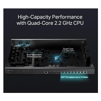 TP-Link ER8411 OMADA VPN router (2xSFP+(1xWAN,1xWAN/LAN),1xSFP WAN/LAN,8xGbELAN/WAN,1xConsole,2xUSB3.0)