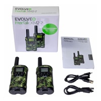 EVOLVEO FreeTalk XM2-2, sada 2 vysílaček bez dobíjecí základny