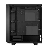 FRACTAL DESIGN skříň Meshify 2 Compact Black TG Light Tint, USB 3.1 Type-C, 2x USB 3.0, bez zdroje, mATX