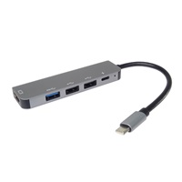 PremiumCord Adaptér USB-C na HDMI + USB3.0 + 2x USB2.0 + PD(power delivery)