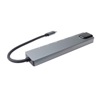 PremiumCord Adaptér USB-C na HDMI + USB3.0 + USB2.0 + PD + SD/TF + RJ45