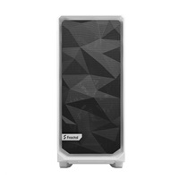 FRACTAL DESIGN skříň Meshify 2 Compact White TG Clear Tint, USB 3.1 Type-C, 2x USB 3.0, bez zdroje, mATX
