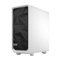 FRACTAL DESIGN skříň Meshify 2 Compact White TG Clear Tint, USB 3.1 Type-C, 2x USB 3.0, bez zdroje, mATX