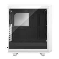 FRACTAL DESIGN skříň Meshify 2 Compact White TG Clear Tint, USB 3.1 Type-C, 2x USB 3.0, bez zdroje, mATX