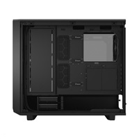FRACTAL DESIGN skříň Meshify 2 Lite Black TG Light Tint, 2x USB 3.0, bez zdroje, E-ATX