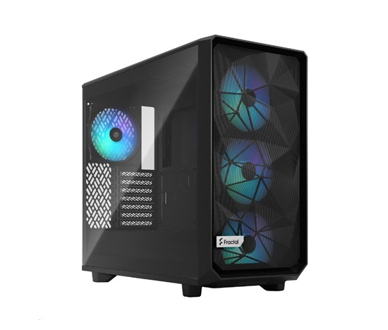 FRACTAL DESIGN skříň Meshify 2 Lite RGB Black TG Light Tint, 2x USB 3.0, bez zdroje, E-ATX