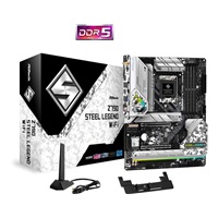 ASRock MB Sc LGA1700 Z790 STEEL LEGEND WIFI, Intel Z790, 4xDDR5, 1xDP, 1xHDMI, WI-FI