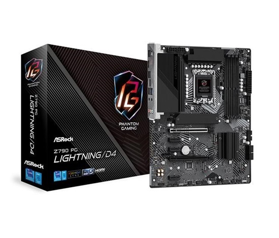 ASRock MB Sc LGA1700 Z790 PG LIGHTNING/D4, Intel Z790, 4xDDR4, 1xHDMI