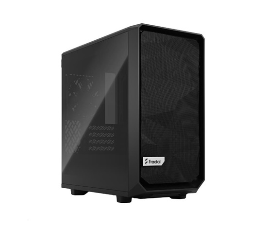 FRACTAL DESIGN skříň Meshify 2 Mini Black TG Dark Tint, USB 3.1 Type-C, 2x USB 3.0, bez zdroje, mATX