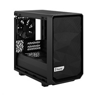 FRACTAL DESIGN skříň Meshify 2 Nano Black TG Dark Tint, USB 3.1 Type-C, 2x USB 3.0, bez zdroje, miniITX