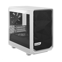 FRACTAL DESIGN skříň Meshify 2 Nano White TG Clear Tint, USB 3.1 Type-C, 2x USB 3.0, bez zdroje, miniITX