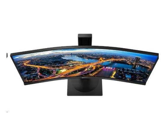 Philips MT VA LED 34" 34B1U5600CH/00 - VA panel, 3440x1440, HDMI, DP, USB-C, USB, LAN, repro, nast vyska, curved, webcam