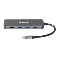 D-Link DUB-2333 USB-C Hub with HDMI and 3x USB3.0, mini docking station