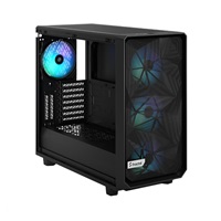 FRACTAL DESIGN skříň Meshify 2 RGB Black TG Light Tint, USB 3.1 Type-C, 2x USB 3.0, bez zdroje, E-ATX