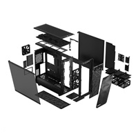 FRACTAL DESIGN skříň Meshify 2 XL Black TG Light Tint, USB 3.1 Type-C, 2x USB 3.0, bez zdroje, E-ATX