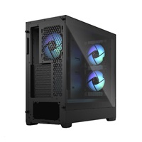 FRACTAL DESIGN skříň Pop Air RGB Black TG Clear Tint, 2x USB 3.0, bez zdroje, ATX
