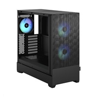 FRACTAL DESIGN skříň Pop Air RGB Black TG Clear Tint, 2x USB 3.0, bez zdroje, ATX