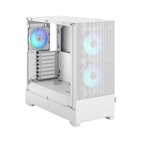 FRACTAL DESIGN skříň Pop Air RGB White TG Clear Tint, 2x USB 3.0, bez zdroje, ATX