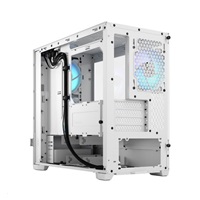 FRACTAL DESIGN skříň Pop Mini Air RGB White TG Clear Tint, 2x USB 3.0, bez zdroje, mATX