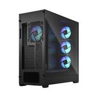 FRACTAL DESIGN skříň Pop XL Air RGB Black TG Clear Tint, 2x USB 3.0, bez zdroje, E-ATX