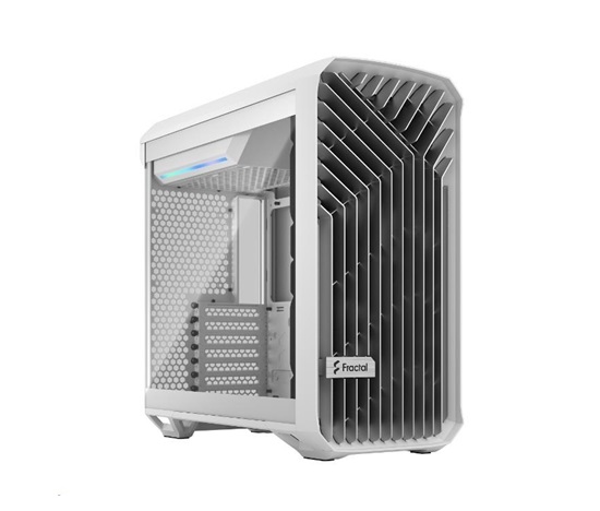 FRACTAL DESIGN skříň Torrent Compact White TG Clear Tint, USB 3.1 Type-C, 2x USB 3.0, bez zdroje, E-ATX