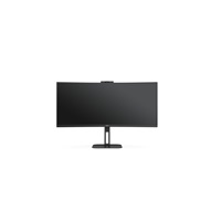 AOC MT VA LCD WLED 34" CU34V5CW/BK - VA panel, 3440x1440, HDMI, DP, USB, USB-C, nast. vyska, repro, webcam, zakriven