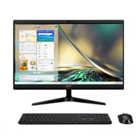 ACER PC AiO Aspire  C22-1700- i3-1215U, 8GB, 256GB M.2SSD SATA, Intel UHD Graphics, ultra slim 21.5" Full HD LED, černý