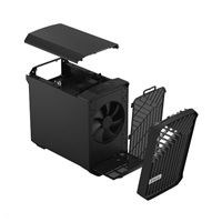 FRACTAL DESIGN skříň Torrent Nano Black Solid, USB 3.1 Type-C, 2x USB 3.0, bez zdroje, mITX