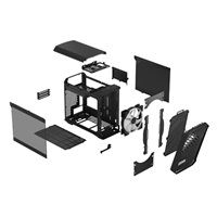 FRACTAL DESIGN skříň Torrent Nano RGB Black TG Light Tint, USB 3.1 Type-C, 2x USB 3.0, bez zdroje, mITX