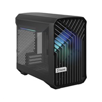 FRACTAL DESIGN skříň Torrent Nano RGB Black TG Light Tint, USB 3.1 Type-C, 2x USB 3.0, bez zdroje, mITX