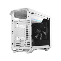 FRACTAL DESIGN skříň Torrent Nano White TG Clear Tint, USB 3.1 Type-C, 2x USB 3.0, bez zdroje, mITX