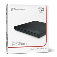 BAZAR HITACHI LG - externí mechanika DVD-W/CD-RW/DVD±R/±RW/RAM GP60NB60, Slim, Black, box+SW - POŠKOZENÝ OBAL