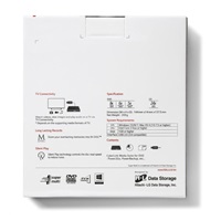 BAZAR HITACHI LG - externí mechanika DVD-W/CD-RW/DVD±R/±RW/RAM GP60NB60, Slim, Black, box+SW - POŠKOZENÝ OBAL