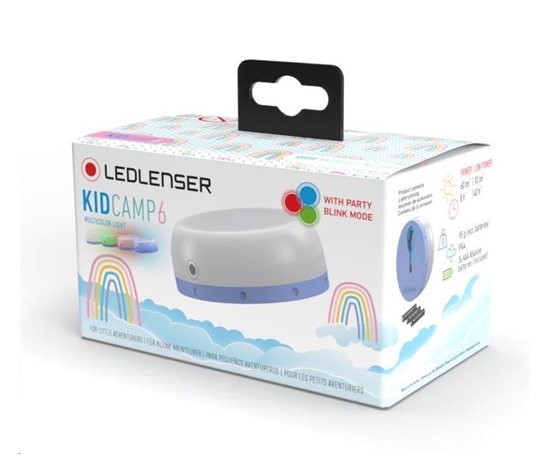 LEDLENSER dětská svítilna KIDCAMP 6 RAINBOW